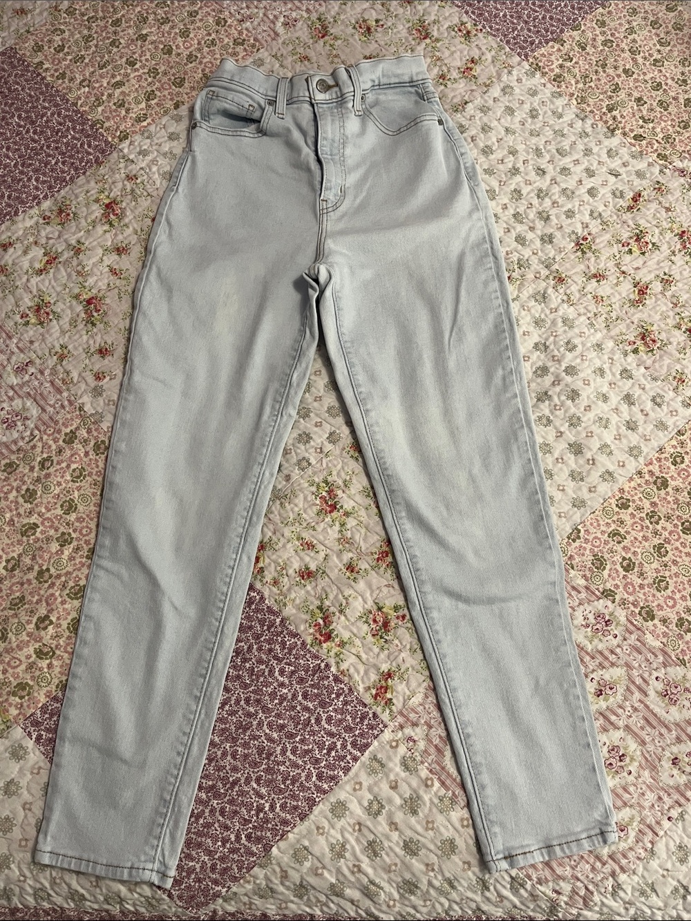 Levi’s high waisted taper jeans